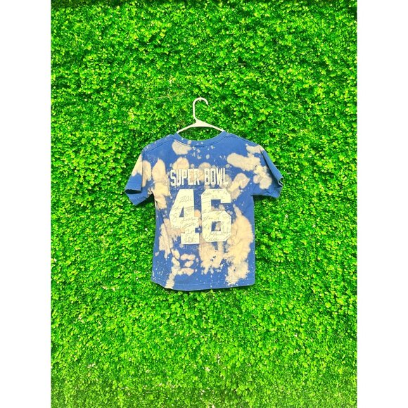 Kids NY Giants Super Bowl XLVI Champions T-shirt - Youth Medium (fits like Youth - Picture 2 of 2